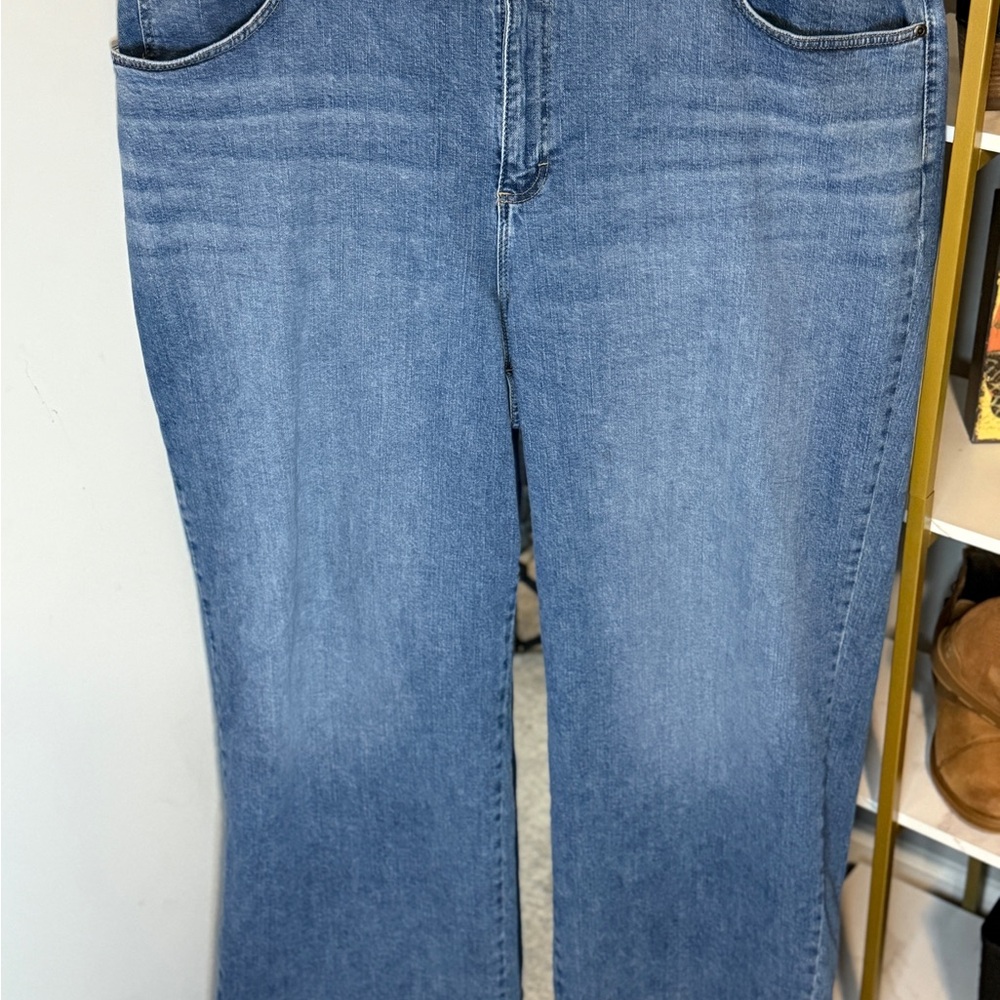 Women's LEE Vintage Mom Jeans Tall Girl Friendly Blue Denim Plus Size 24W